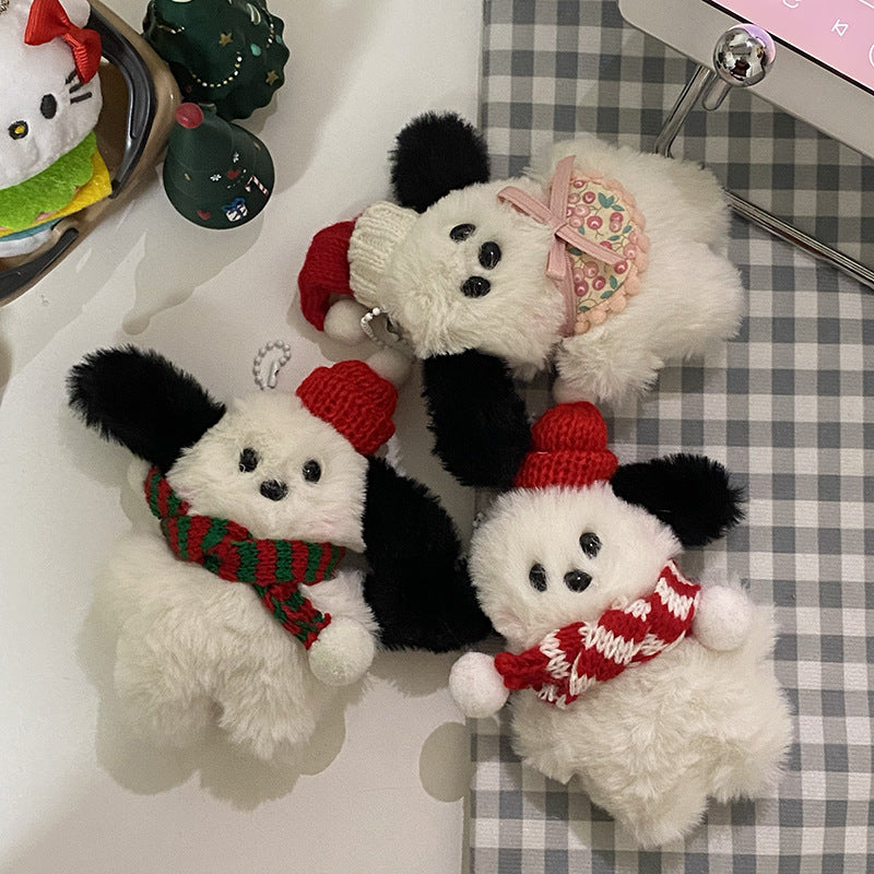 Wholesale Plush Pieces, Red Hats, Bibs, Puppy Keychains